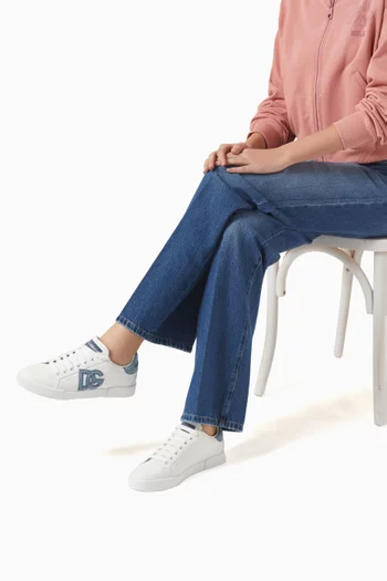 سنيكرز بورتوفينو كلاسيكي جلد عجل