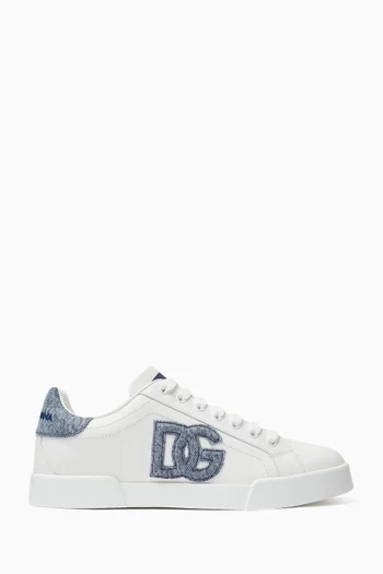 سنيكرز بورتوفينو كلاسيكي جلد عجل