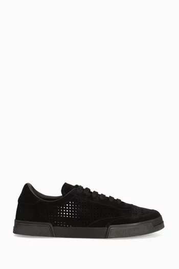 Portofino Perforated Sneakers in Suede