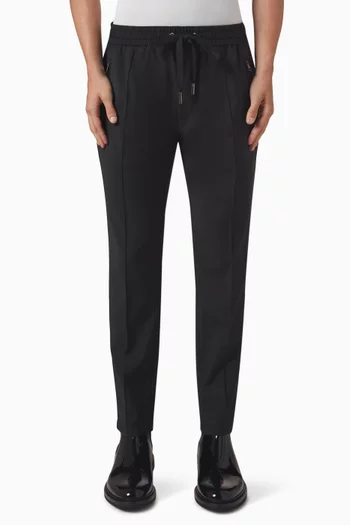 Tapered-leg Pants in Stretch-cotton