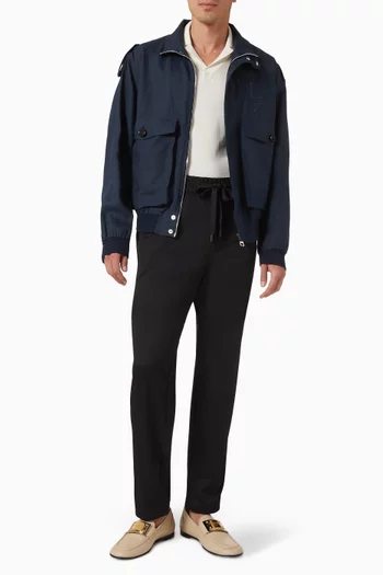 Bomber Jacket in Linen