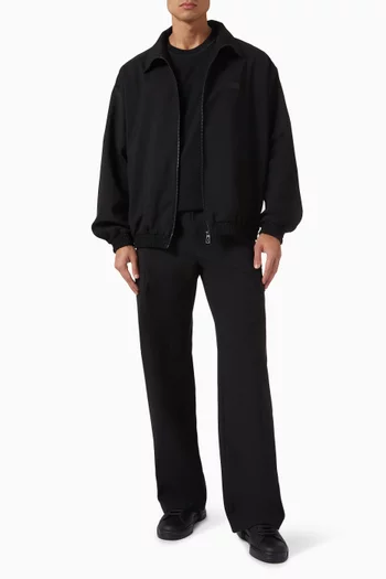 High-neck Jacket in Wool