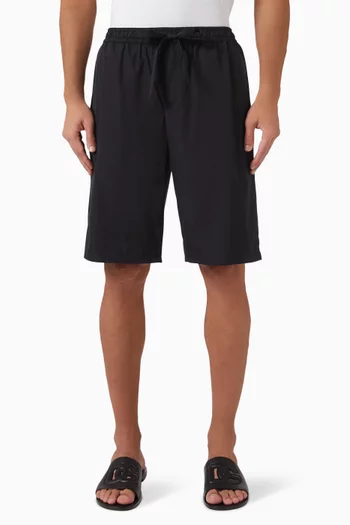Jacquard Logo Shorts in Cotton