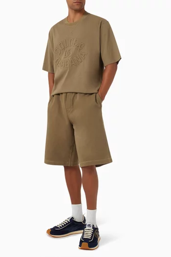Embossed Logo T-shirt in Cotton