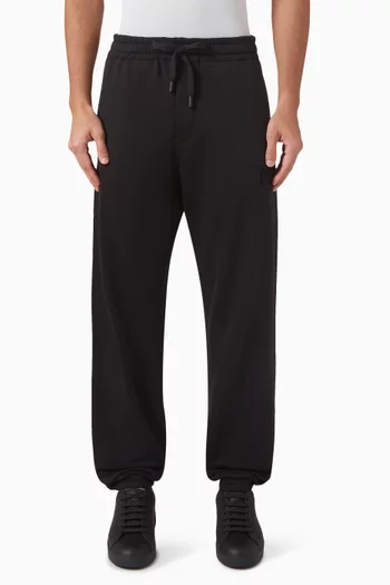 DG Logo Jogging Pants in Stretch Jersey
