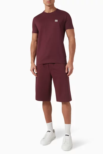 Logo Tag T-shirt in Cotton Jersey