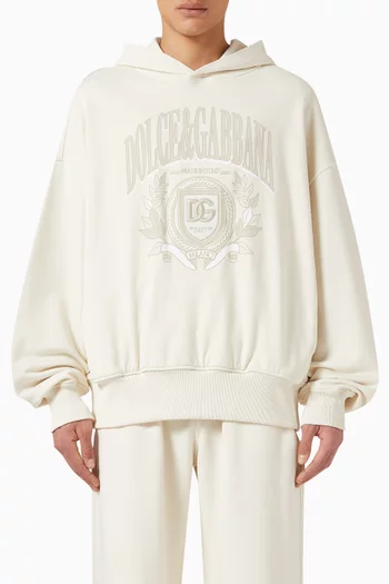 Logo Hoodie in Cotton