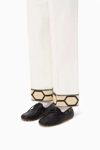 Driver Fastaway Loafers in Leather