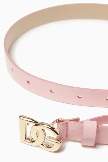 DG Logo Belt in Leather