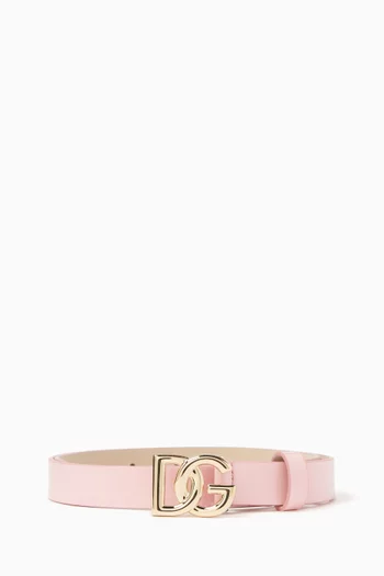 DG Logo Belt in Leather