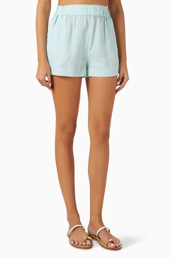 Leiden Relaxed Shorts in Linen