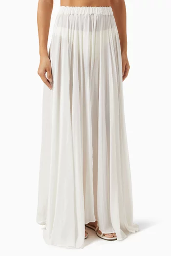 Cremona Maxi Skirt in Rayon Voile