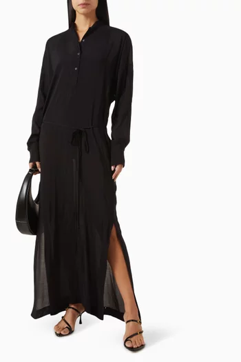 Cremonab Tunic Maxi Dress in Rayon Voile