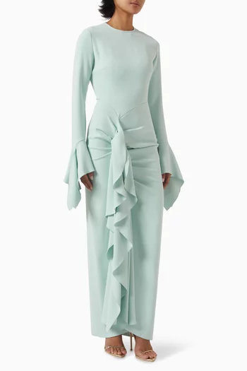 Della Draped Maxi Dress