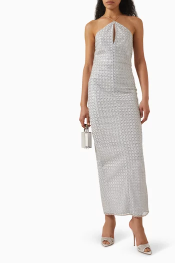 Beaded Maxi Dress