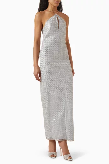 Beaded Maxi Dress