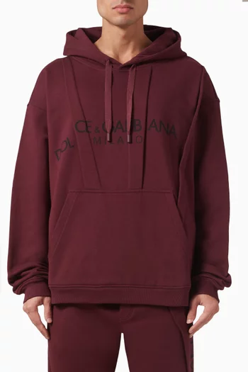 Logo Hoodie in Cotton Jersey