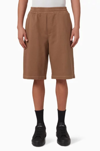 Logo Shorts in Cotton Jersey