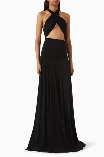 Convertible Gown in Poly-lycra