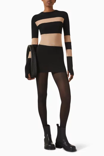 Spliced Pickleball Mini Dress