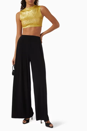 Sleeveless Slim-fit Crop Top