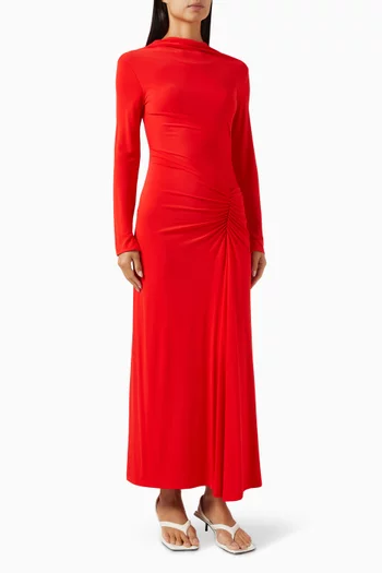 فستان فيريرا طويل جيرسيه