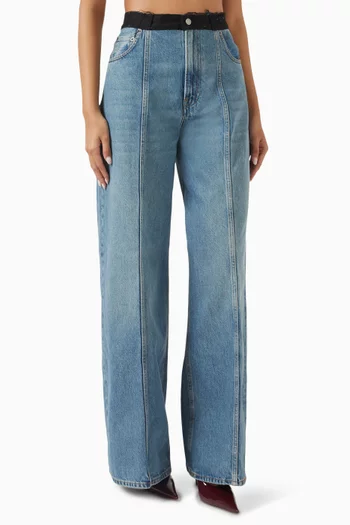 Peace Lagoon Wide-leg Jeans