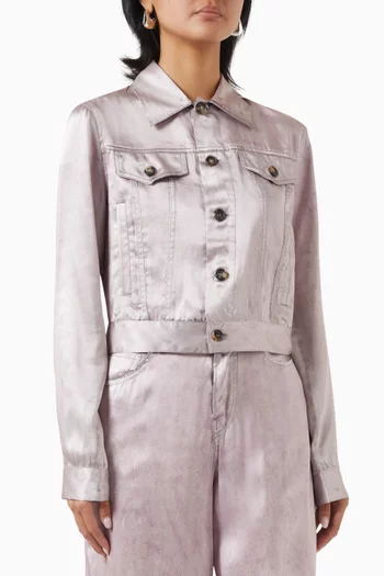 Tricky Crack-print Jacket