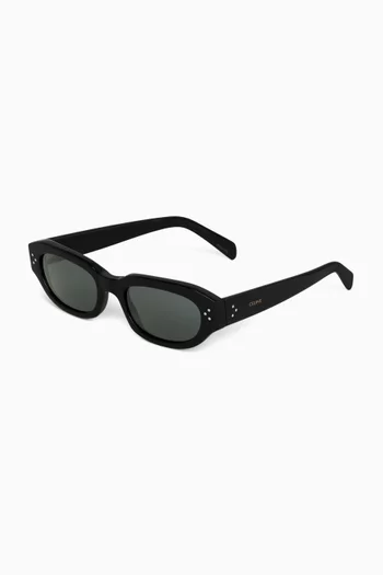 Geometric Sunglasses in Acetate