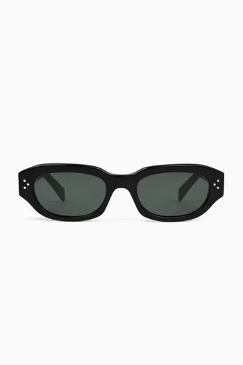 Geometric Sunglasses in Acetate