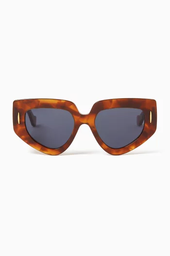 Butterfly Screen Sunglasses in Acetate