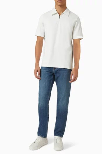Ryder Quarter-zip Polo in Relay Jersey