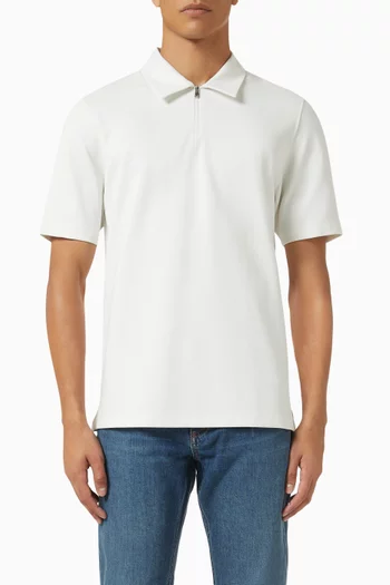 Ryder Quarter-zip Polo in Relay Jersey