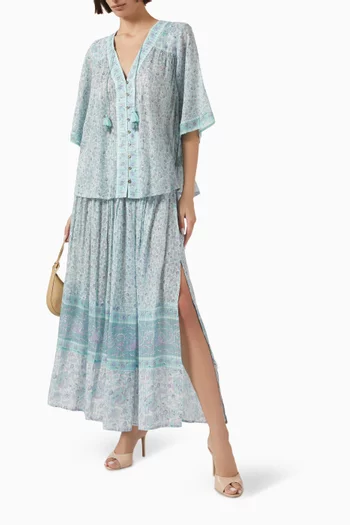 Little Bird Maxi Skirt in Organic Cotton Blend