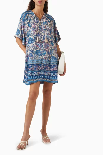 Marmont Flutter Tunic Mini Dress in LENZING™ ECOVERO™ Viscose