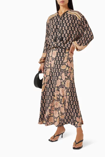 Marmont Maxi Skirt in LENZING™ ECOVERO™ Viscose