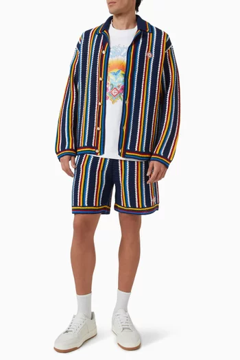 Stripe Shirt in Crochet