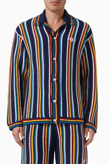 Stripe Shirt in Crochet