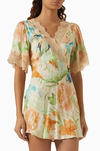 Painter's Garden Mini Dress
