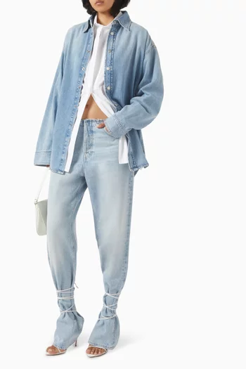 Korea WB Jeans in Denim