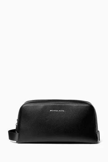 Hudson Travel Pouch in Leather