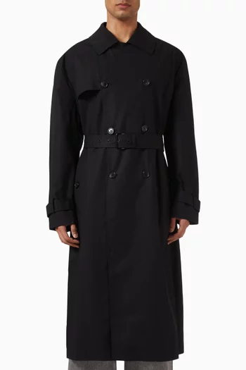 Oversized Trench Coat in Cotton