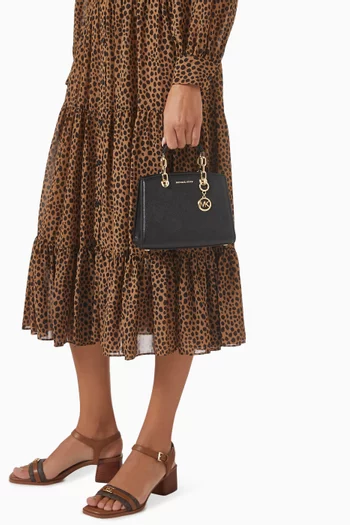 Cynthia Top-handle Bag in Leather
