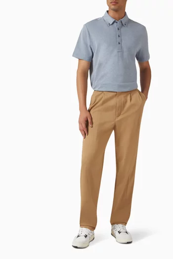 Pleated Pants in Cotton