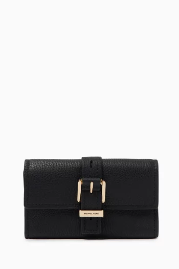 Medium Nolita Tri-fold Wallet in Pebbled Leather