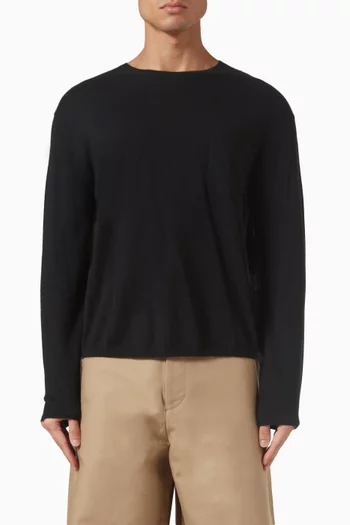 Crewneck Jumper in Cashmere