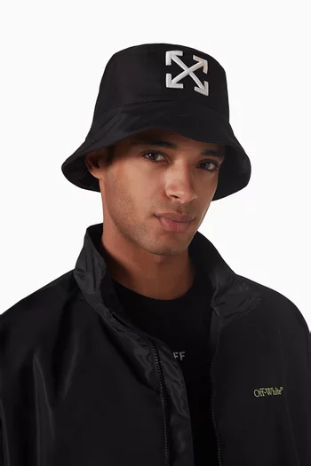 Arrow Bucket Hat in Nylon