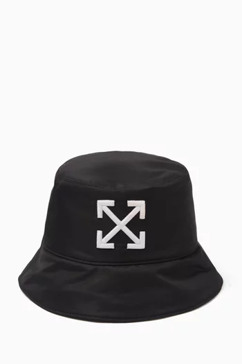 Arrow Bucket Hat in Nylon
