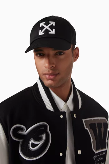 Arrow Baseball Cap in Cotton