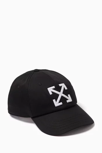 Arrow Baseball Cap in Cotton
